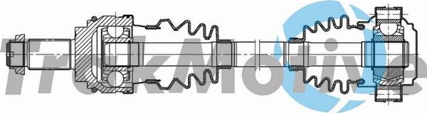 Autoteam G302377 - Приводний вал autocars.com.ua