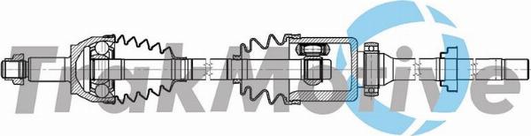 Autoteam G302587 - Приводний вал autocars.com.ua