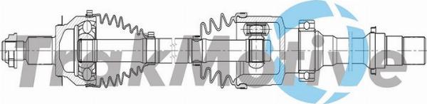 Autoteam G302641 - Приводний вал autocars.com.ua