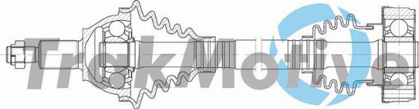 Autoteam G302674 - Приводний вал autocars.com.ua