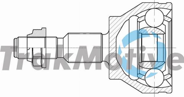 Autoteam G401002 - Шарнірний комплект, ШРУС, приводний вал autocars.com.ua