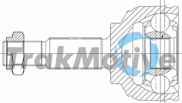 Autoteam G401008 - Шарнірний комплект, ШРУС, приводний вал autocars.com.ua