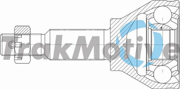 Autoteam G401016 - Шарнірний комплект, ШРУС, приводний вал autocars.com.ua