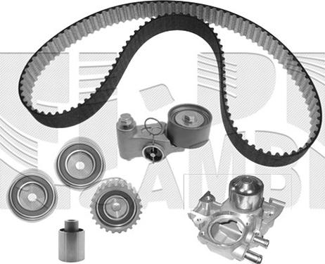Autoteam KATW1492B - Водяний насос + комплект зубчатого ременя autocars.com.ua