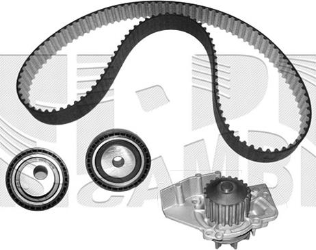 Autoteam KATW1524 - Водяний насос + комплект зубчатого ременя autocars.com.ua