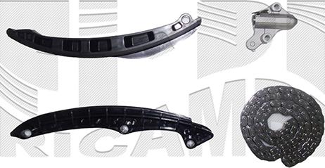 Autoteam KCA148 - Комплект ланцюга приводу распредвала autocars.com.ua