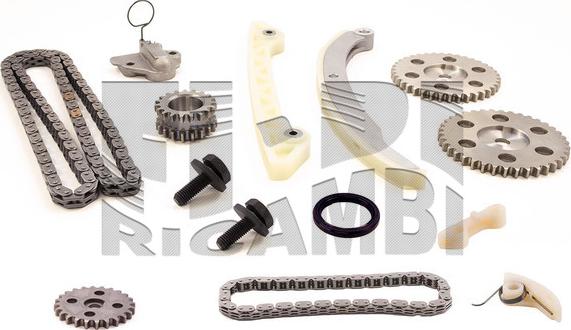 Autoteam KCA243 - Комплект ланцюга приводу распредвала autocars.com.ua