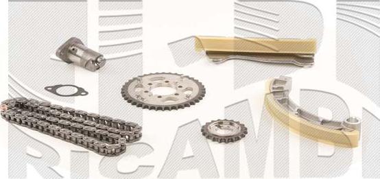 Autoteam KCA378 - Комплект ланцюга приводу распредвала autocars.com.ua