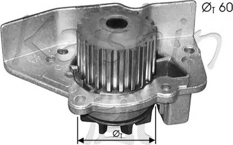 Autoteam WPA356 - Водяний насос autocars.com.ua