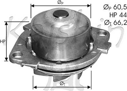 Autoteam WPA370 - Водяний насос autocars.com.ua