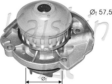 Autoteam WPA404 - Водяний насос autocars.com.ua