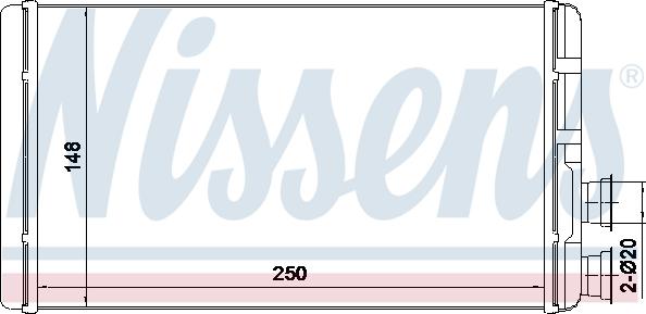 AVA AI6469 - Теплообмінник, опалення салону autocars.com.ua