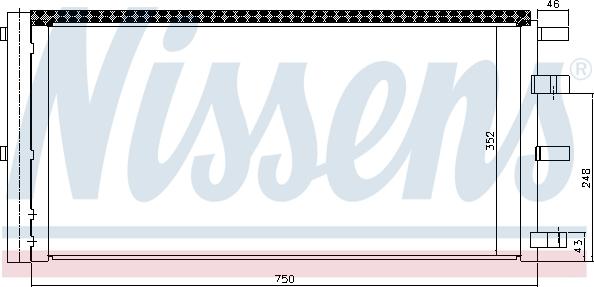 AVA FD5724D - Конденсатор, кондиціонер autocars.com.ua