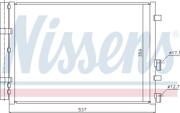 AVA HY5610D - Конденсатор, кондиціонер autocars.com.ua