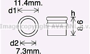 Ava Quality Cooling 982880 - Асортимент, кільце ущільнювача autocars.com.ua