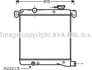 Ava Quality Cooling AB 2001 - Радіатор, охолодження двигуна autocars.com.ua