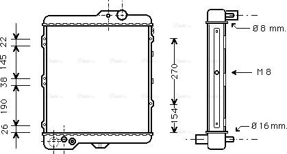 Ava Quality Cooling AI 2002 - Радіатор, охолодження двигуна autocars.com.ua