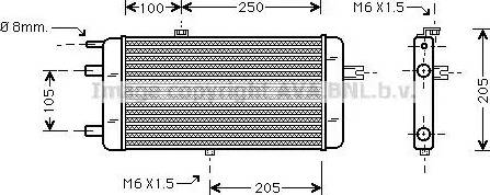 AVA AI 2063 - Радіатор, охолодження двигуна autocars.com.ua