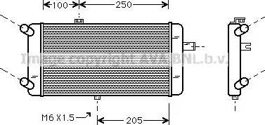 AVA AI 2064 - Радіатор, охолодження двигуна autocars.com.ua
