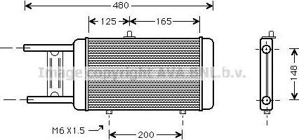 Ava Quality Cooling AI 2066 - Радіатор, охолодження двигуна autocars.com.ua