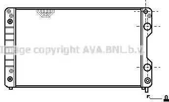 AVA AI 2100 - Радіатор, охолодження двигуна autocars.com.ua