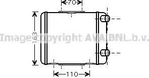 Ava Quality Cooling AI 2256 - Радиатор, охлаждение двигателя avtokuzovplus.com.ua