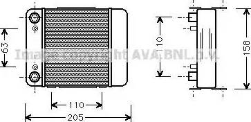 Ava Quality Cooling AI 3147 - Масляний радіатор, рухове масло autocars.com.ua