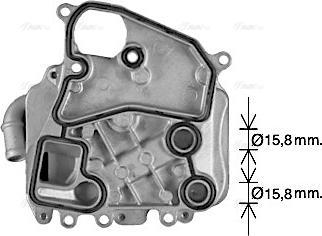 Ava Quality Cooling AI3405H - Масляний радіатор, рухове масло autocars.com.ua