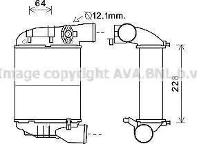 Ava Quality Cooling AIA4186 - Интеркулер autocars.com.ua