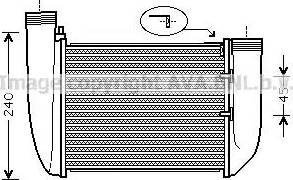 Ava Quality Cooling AI 4212 - Интеркулер autocars.com.ua