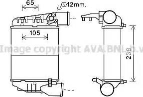 Ava Quality Cooling AI4369 - Интеркулер autocars.com.ua