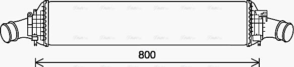 Ava Quality Cooling AI4406 - Интеркулер autocars.com.ua