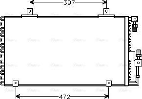 Ava Quality Cooling AI 5106 - Конденсатор, кондиціонер autocars.com.ua