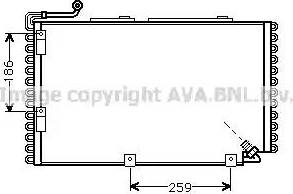 AVA AI 5107 - Конденсатор, кондиціонер autocars.com.ua