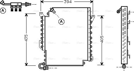 Ava Quality Cooling AI 5119 - Конденсатор, кондиціонер autocars.com.ua