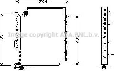 Ava Quality Cooling AI 5135 - Конденсатор, кондиціонер autocars.com.ua