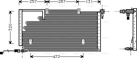 AVA AI 5138 - Конденсатор, кондиціонер autocars.com.ua