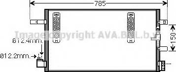 Ava Quality Cooling AIA5297 - Конденсатор, кондиціонер autocars.com.ua