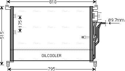 Ava Quality Cooling AI 5301 - Конденсатор, кондиціонер autocars.com.ua