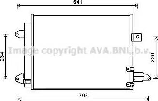 Ava Quality Cooling AI5367D - Конденсатор, кондиціонер autocars.com.ua