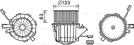 Ava Quality Cooling AI8395 - Вентилятор салону autocars.com.ua