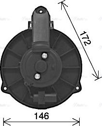 Ava Quality Cooling AI8427 - Вентилятор салону autocars.com.ua