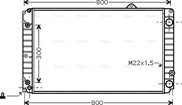 Ava Quality Cooling AIA2099 - Радіатор, охолодження двигуна autocars.com.ua