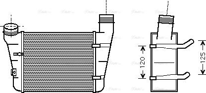 Ava Quality Cooling AIA4221 - Интеркулер autocars.com.ua