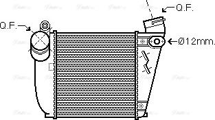 Ava Quality Cooling AIA4354 - Охолоджувач наддувального повітря autocars.com.ua