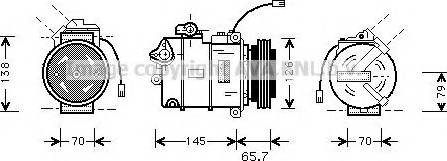 Ava Quality Cooling AI K151 - Компресор, кондиціонер autocars.com.ua