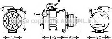 Ava Quality Cooling AI K267 - Компрессор кондиционера avtokuzovplus.com.ua