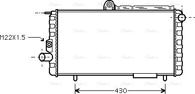 Ava Quality Cooling AL 2007 - Радіатор, охолодження двигуна autocars.com.ua