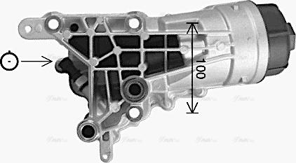 Ava Quality Cooling AL3152H - Масляний радіатор, рухове масло autocars.com.ua