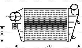 Ava Quality Cooling ALA4086 - Интеркулер autocars.com.ua